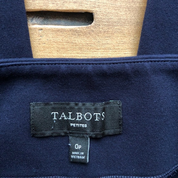 Talbots Petites Navy Skinny Mid Rise Dress Pants - Picture 9 of 10